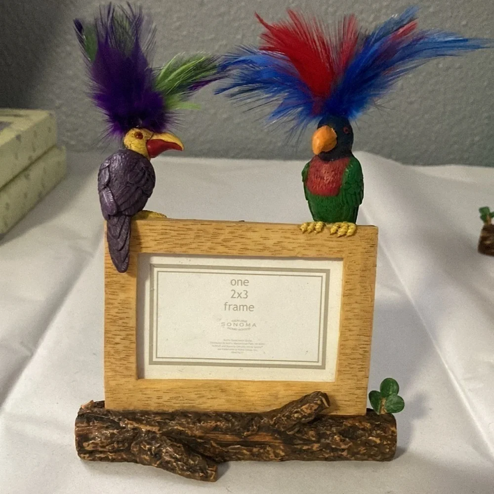Parrot picture frame